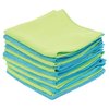Prepwerx Microfiber Cloth 12x12 Blue Green, PK 12 132-072015